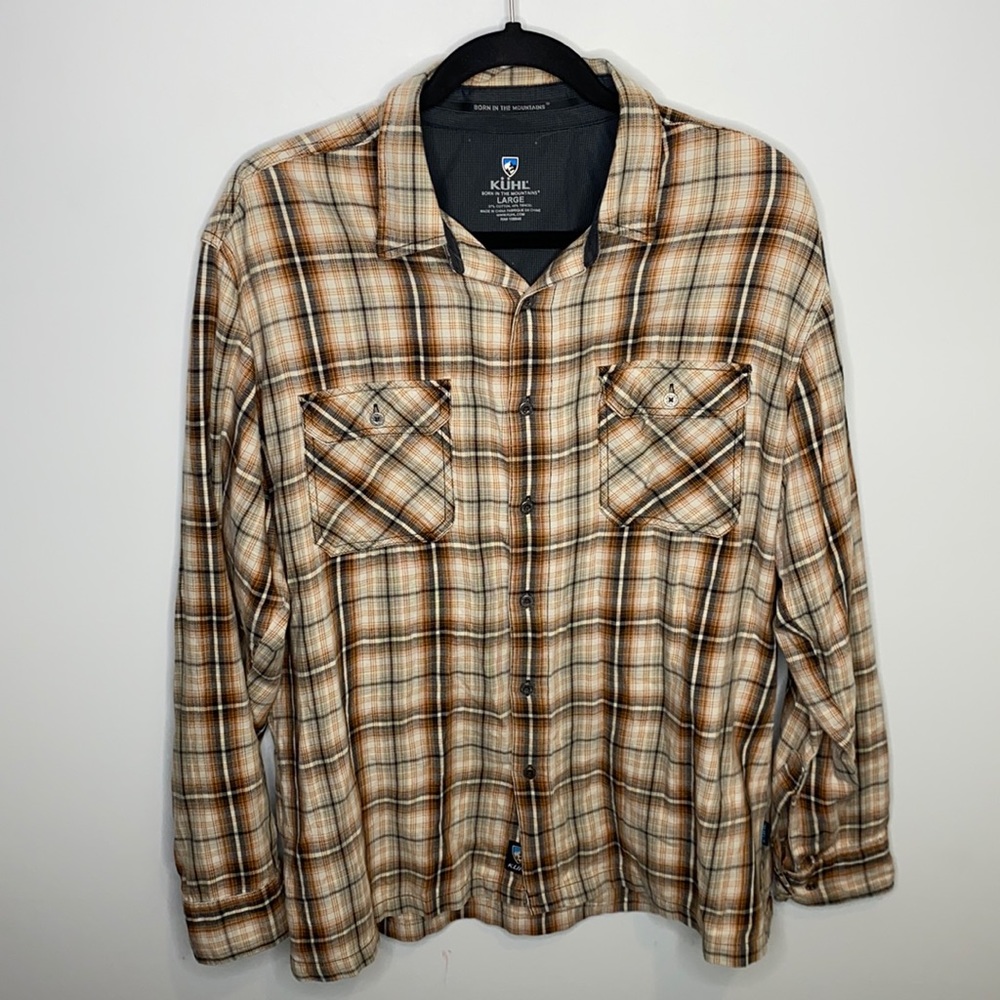 🔴 Kühl “Born in the Mountains” Plaid Button Down